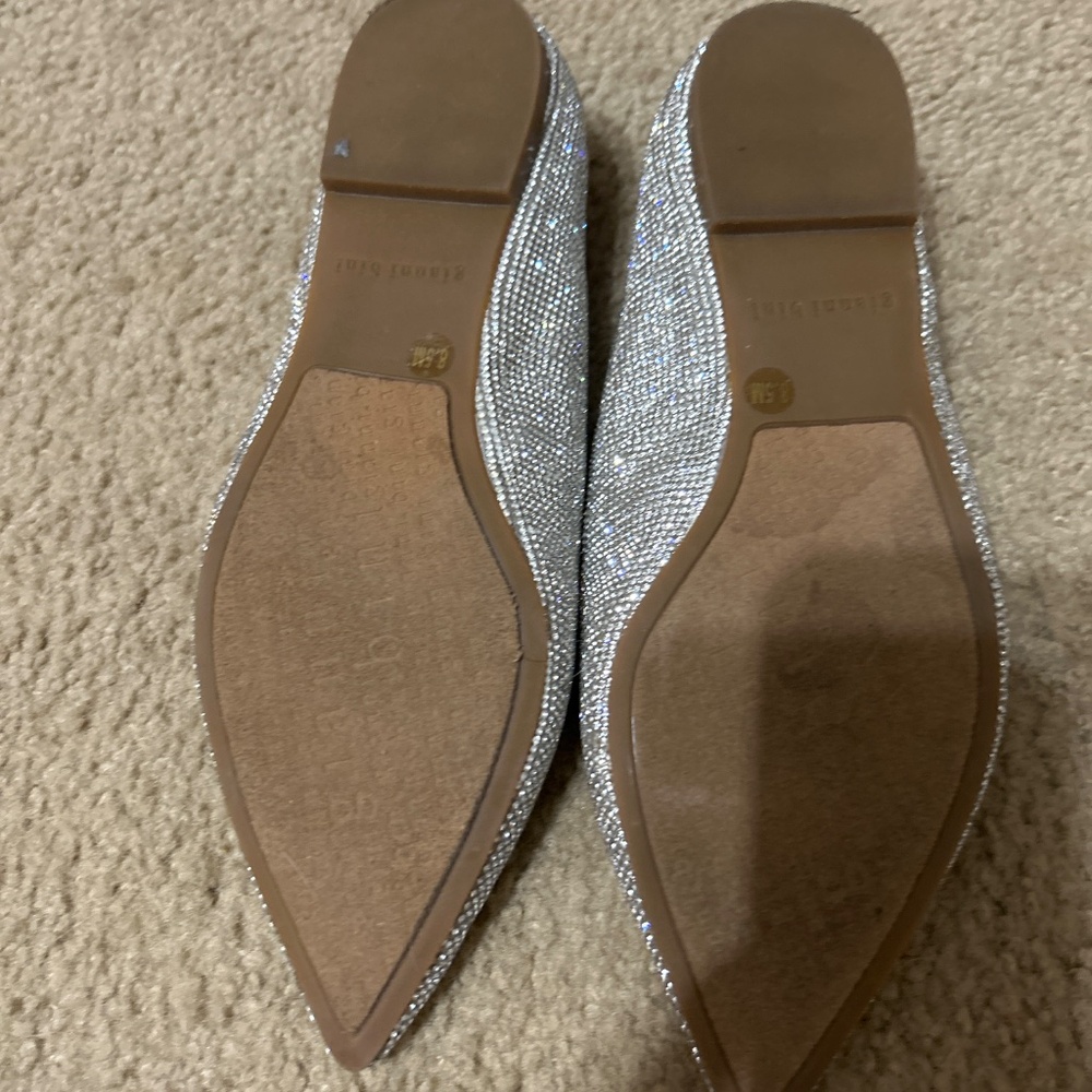 Gianni Bini silver sequin flats - Picture 4 of 4